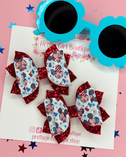 Minnie & Mickey Pigtails