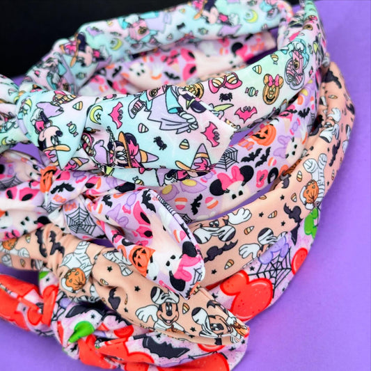 Mickey & Minnie's Spooky Halloween - Top Knot Bow Headband