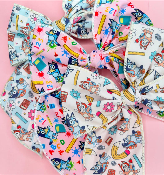 Bluey School Bows